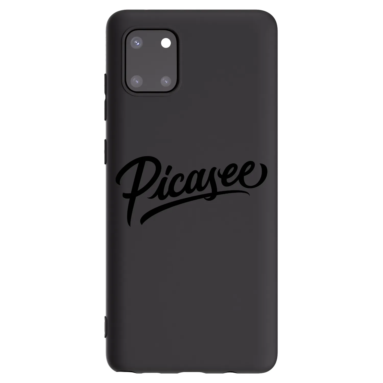 Picasee silikonový černý obal pro Samsung Galaxy Note 10 Lite N770F - Picasee - old logo - black