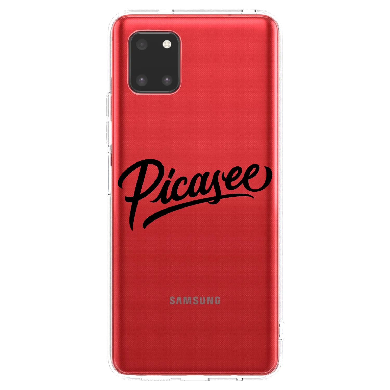 Picasee silikonový průhledný obal pro Samsung Galaxy Note 10 Lite N770F - Picasee - old logo - black