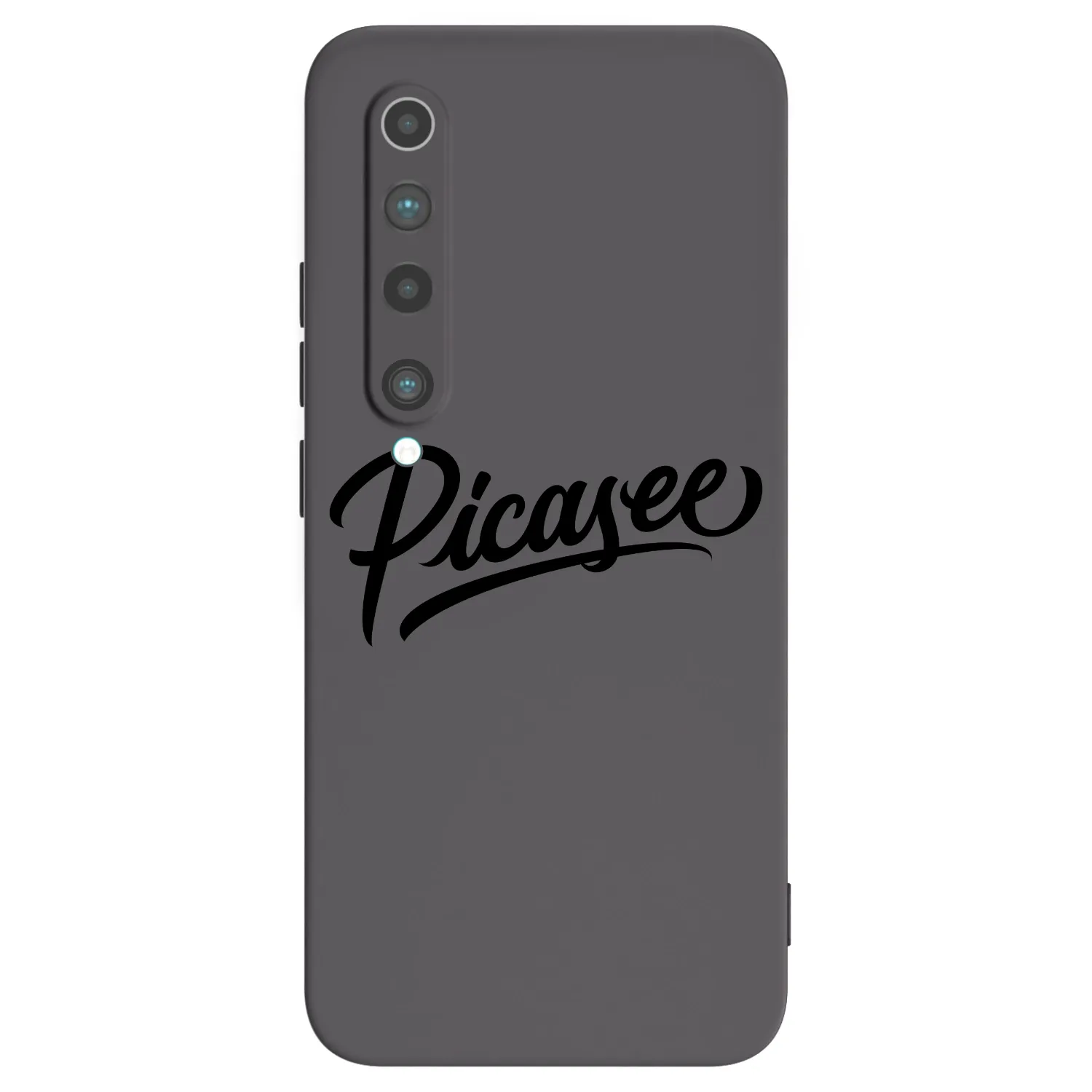 Picasee silikonový černý obal pro Xiaomi Mi 10 - Picasee - old logo - black