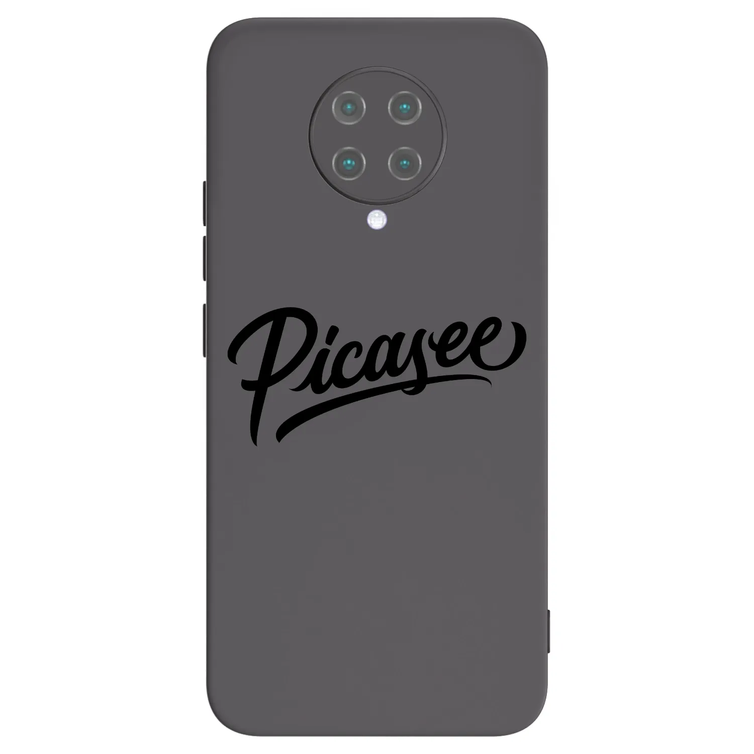 Picasee silikonový černý obal pro Xiaomi Poco F2 Pro - Picasee - old logo - black