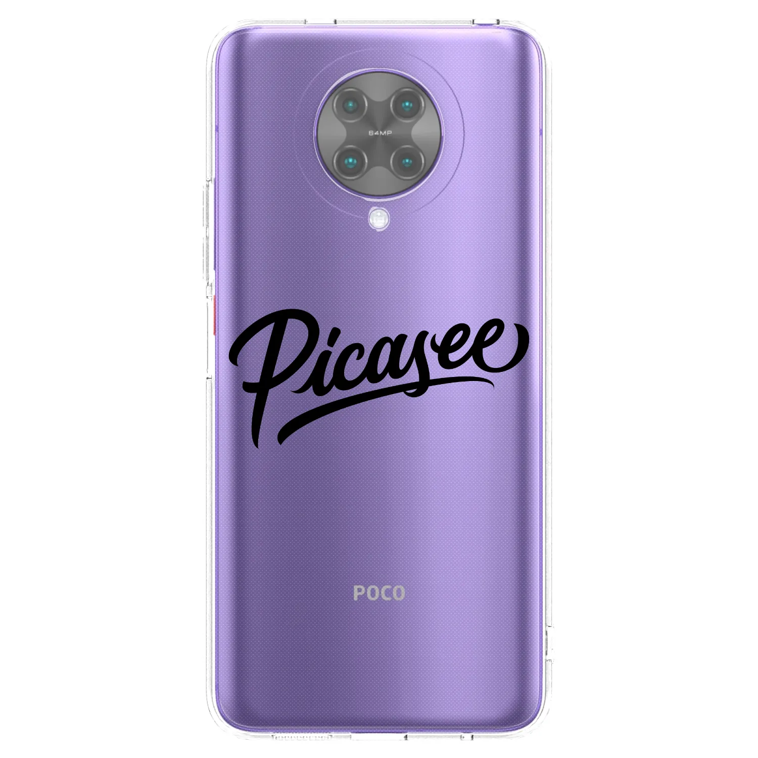 Picasee silikonový průhledný obal pro Xiaomi Poco F2 Pro - Picasee - old logo - black
