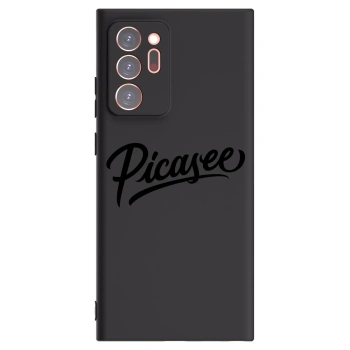 Picasee silikonový černý obal pro Samsung Galaxy Note 20 Ultra - Picasee - old logo - black