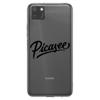 Picasee silikonový průhledný obal pro Huawei Y5P - Picasee - old logo - black