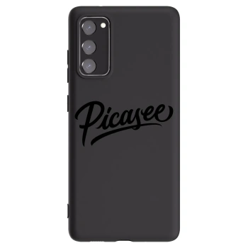 Picasee silikonový černý obal pro Samsung Galaxy S20 FE - Picasee - old logo - black