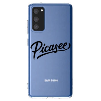 Picasee silikonový průhledný obal pro Samsung Galaxy S20 FE - Picasee - old logo - black