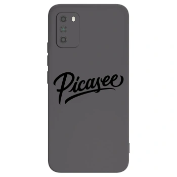 Picasee silikonový černý obal pro Xiaomi Poco M3 - Picasee - old logo - black