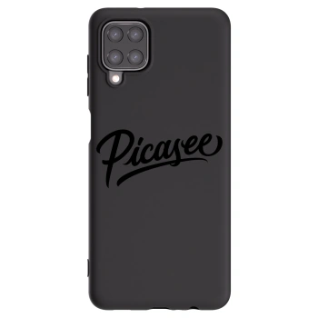 Picasee silikonový černý obal pro Samsung Galaxy A12 A125F - Picasee - old logo - black