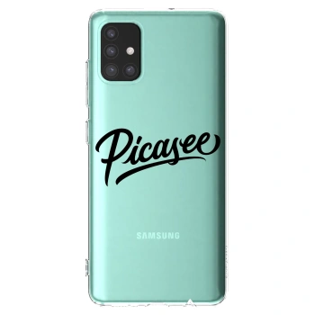 Picasee silikonový průhledný obal pro Samsung Galaxy M31s - Picasee - old logo - black