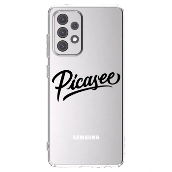 Picasee silikonový průhledný obal pro Samsung Galaxy A52 5G A525F - Picasee - old logo - black