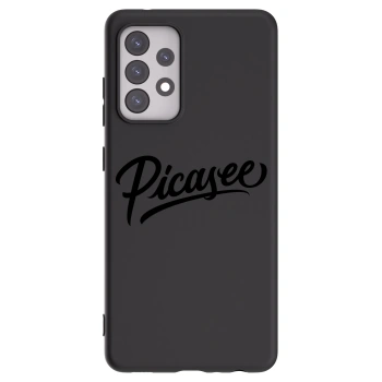 Picasee silikonový černý obal pro Samsung Galaxy A52 5G A525F - Picasee - old logo - black