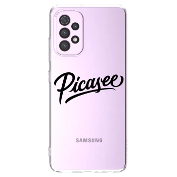 Picasee silikonový průhledný obal pro Samsung Galaxy A32 5G A326B - Picasee - old logo - black