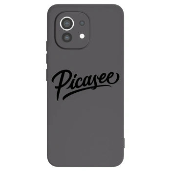 Picasee silikonový černý obal pro Xiaomi Mi 11 - Picasee - old logo - black