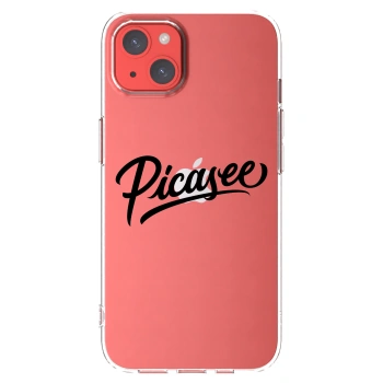 Picasee silikonový průhledný obal pro Apple iPhone 13 - Picasee - old logo - black