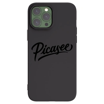 Picasee silikonový černý obal pro Apple iPhone 13 Pro Max - Picasee - old logo - black