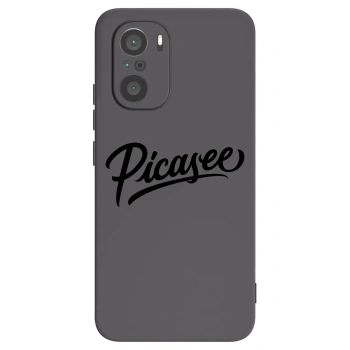 Picasee silikonový černý obal pro Xiaomi Poco F3 - Picasee - old logo - black