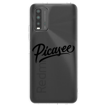 Picasee silikonový průhledný obal pro Xiaomi Redmi 9T - Picasee - old logo - black