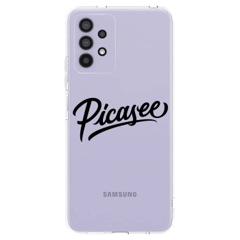 Picasee silikonový průhledný obal pro Samsung Galaxy A32 4G SM-A325F - Picasee - old logo - black