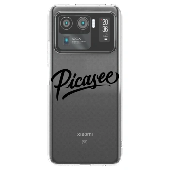 Picasee silikonový průhledný obal pro Xiaomi Mi 11 Ultra - Picasee - old logo - black