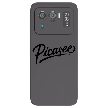 Picasee silikonový černý obal pro Xiaomi Mi 11 Ultra - Picasee - old logo - black