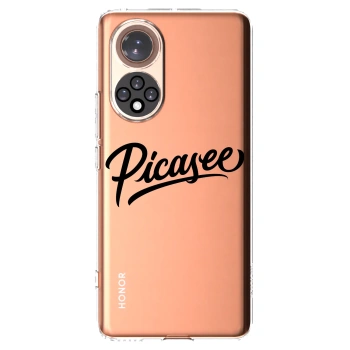 Picasee silikonový průhledný obal pro Honor 50 5G - Picasee - old logo - black