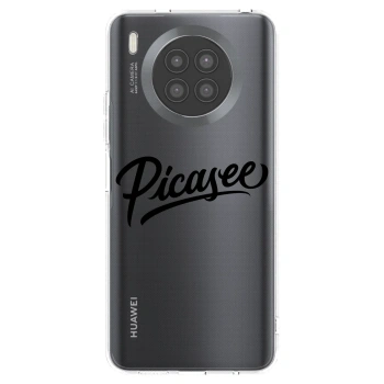 Picasee silikonový průhledný obal pro Huawei Nova 8i - Picasee - old logo - black