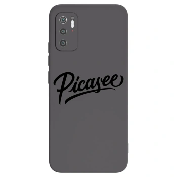 Picasee silikonový černý obal pro Xiaomi Poco M3 Pro 5G - Picasee - old logo - black