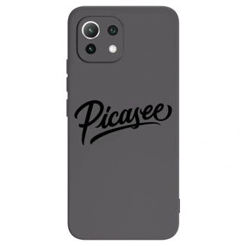 Picasee silikonový černý obal pro Xiaomi 11 Lite 5G NE - Picasee - old logo - black