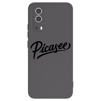 Picasee silikonový černý obal pro Vivo Y72 5G - Picasee - old logo - black