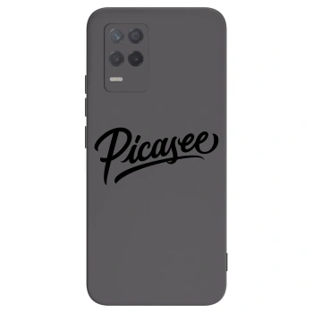 Picasee silikonový černý obal pro Realme 8 5G - Picasee - old logo - black