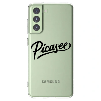 Picasee silikonový průhledný obal pro Samsung Galaxy S21 FE 5G - Picasee - old logo - black