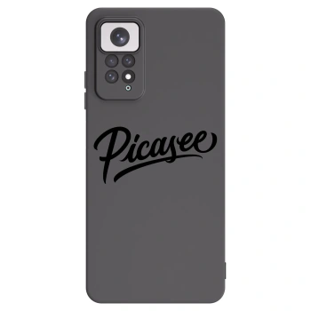 Picasee silikonový černý obal pro Xiaomi Redmi Note 11 - Picasee - old logo - black