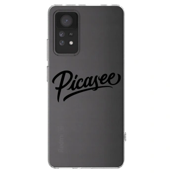 Picasee silikonový průhledný obal pro Xiaomi Redmi Note 11 Pro 5G - Picasee - old logo - black