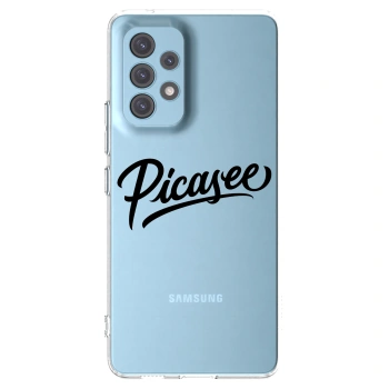 Picasee silikonový průhledný obal pro Samsung Galaxy A53 5G A536 - Picasee - old logo - black