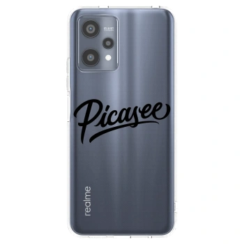 Picasee silikonový průhledný obal pro Realme 9 Pro 5G - Picasee - old logo - black
