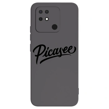 Picasee silikonový černý obal pro Xiaomi Redmi 10C - Picasee - old logo - black