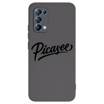 Picasee silikonový černý obal pro OPPO Reno 5 5G - Picasee - old logo - black