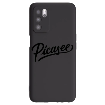 Picasee silikonový černý obal pro OPPO A16s - Picasee - old logo - black