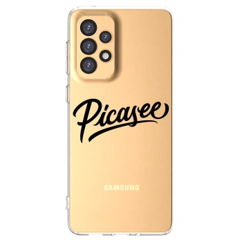 Picasee silikonový průhledný obal pro Samsung Galaxy A33 5G A336 - Picasee - old logo - black