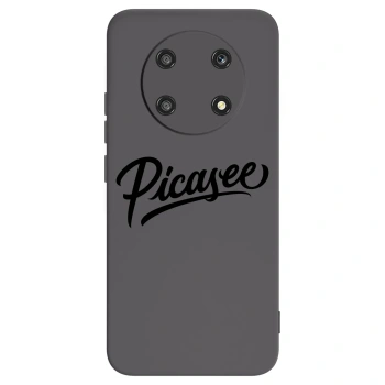 Picasee silikonový černý obal pro Honor Magic4 Lite 5G - Picasee - old logo - black