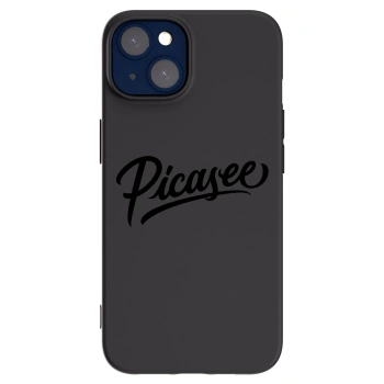 Picasee silikonový černý obal pro Apple iPhone 14 - Picasee - old logo - black