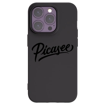 Picasee silikonový černý obal pro Apple iPhone 14 Pro - Picasee - old logo - black