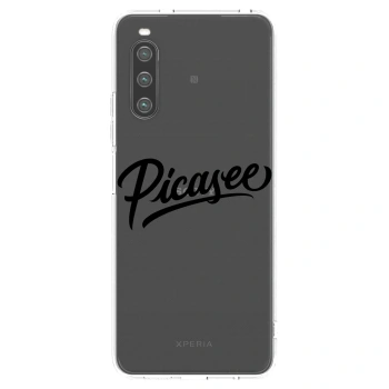 Picasee silikonový průhledný obal pro Sony Xperia 10 IV 5G - Picasee - old logo - black