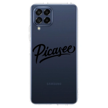 Picasee silikonový průhledný obal pro Samsung Galaxy M53 5G - Picasee - old logo - black