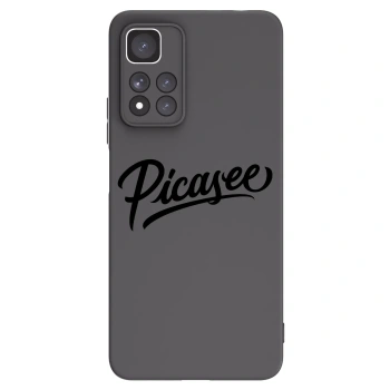 Picasee silikonový černý obal pro Xiaomi Redmi Note 11 Pro+ 5G - Picasee - old logo - black