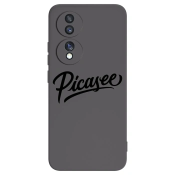 Picasee silikonový černý obal pro Honor 70 - Picasee - old logo - black