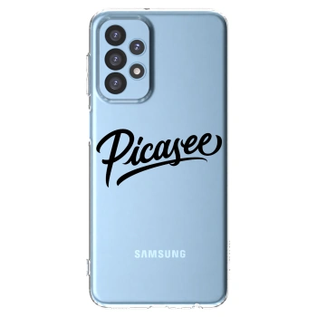 Picasee silikonový průhledný obal pro Samsung Galaxy A23 A235F 4G - Picasee - old logo - black
