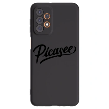 Picasee silikonový černý obal pro Samsung Galaxy A23 A236B 5G - Picasee - old logo - black