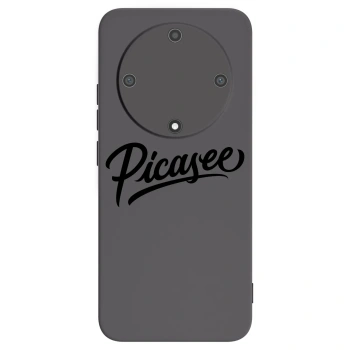 Picasee silikonový černý obal pro Honor Magic5 Lite 5G - Picasee - old logo - black