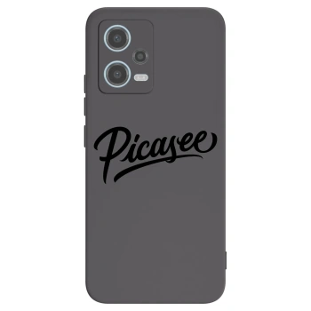Picasee silikonový černý obal pro Xiaomi Redmi Note 12 5G - Picasee - old logo - black