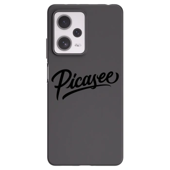 Picasee silikonový černý obal pro Xiaomi Redmi Note 12 Pro+ 5G - Picasee - old logo - black